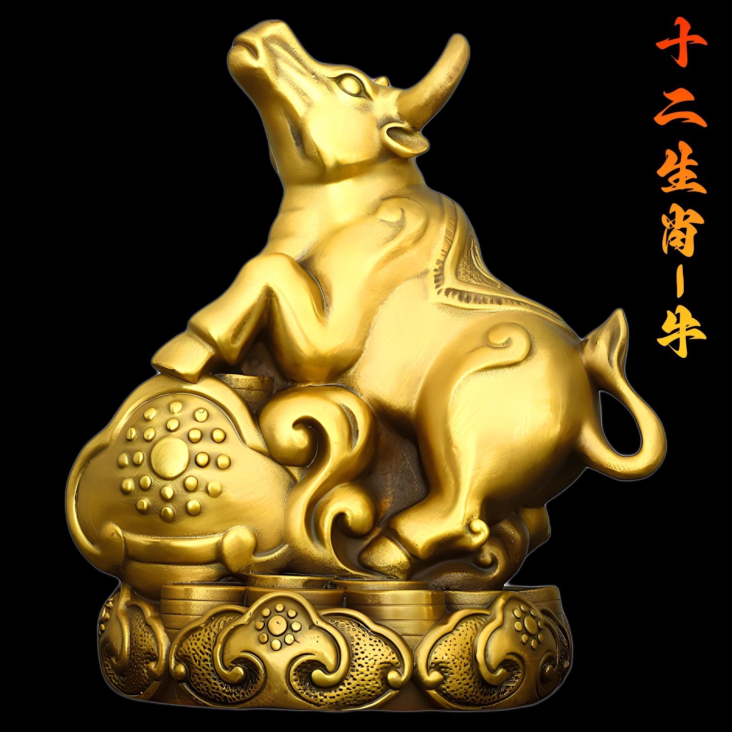 十二生肖铜摆件
