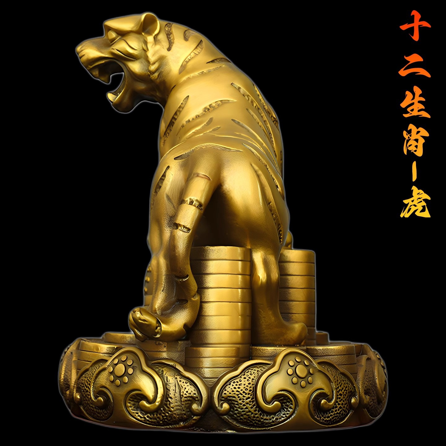 十二生肖铜摆件