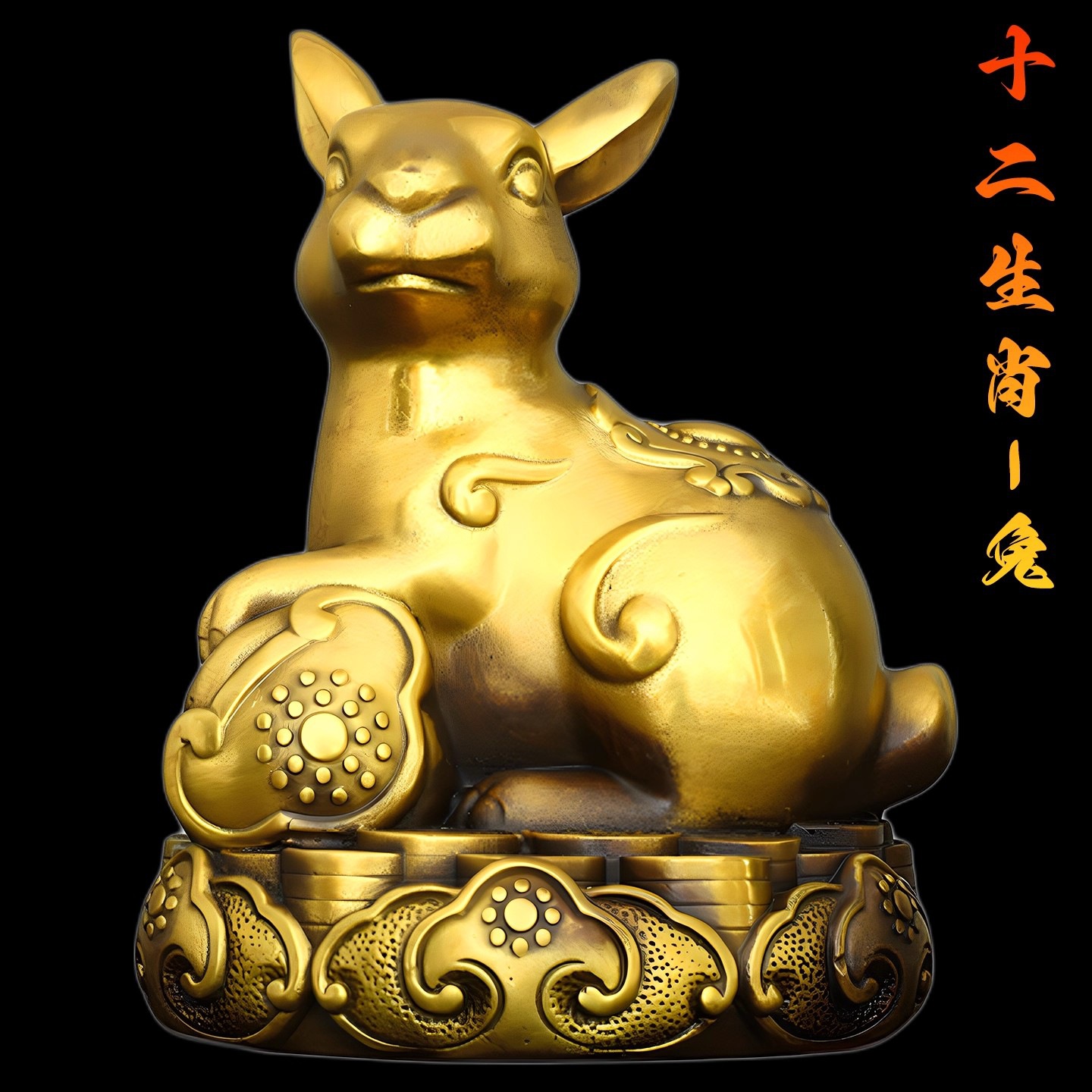 十二生肖铜摆件