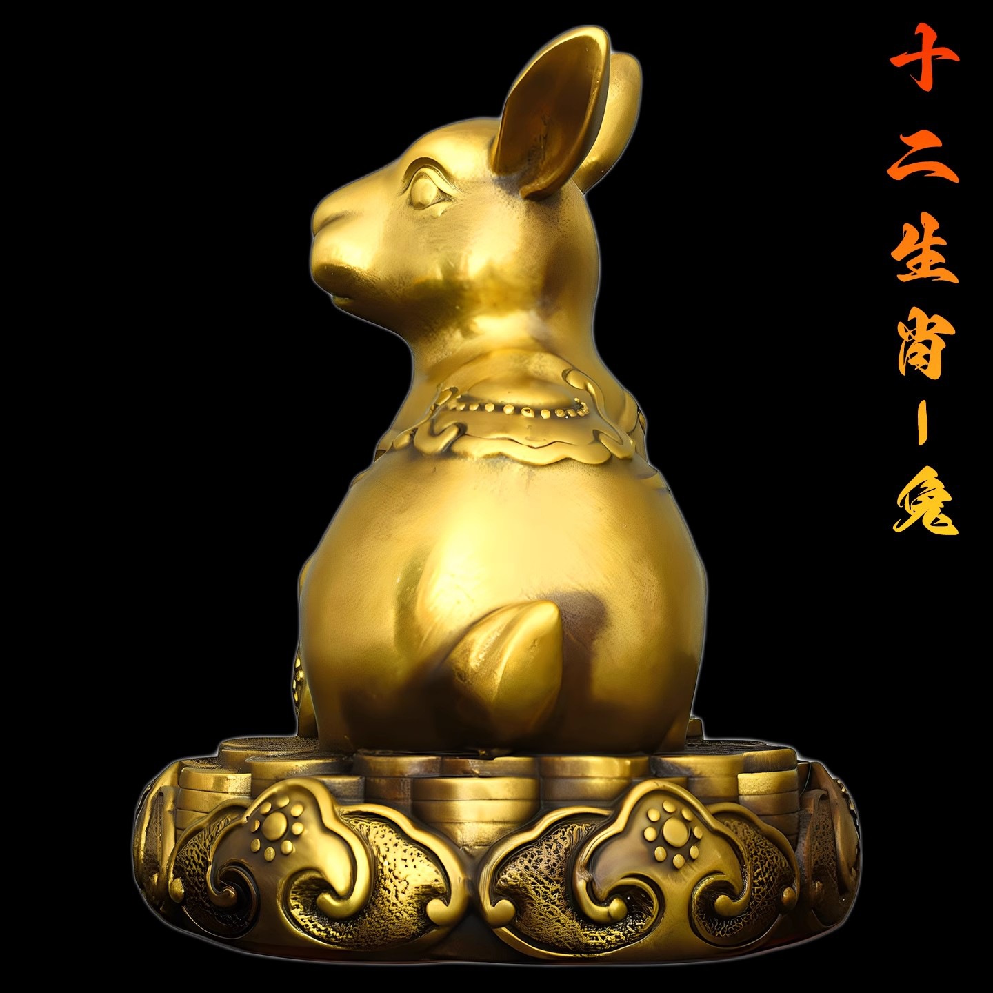十二生肖铜摆件