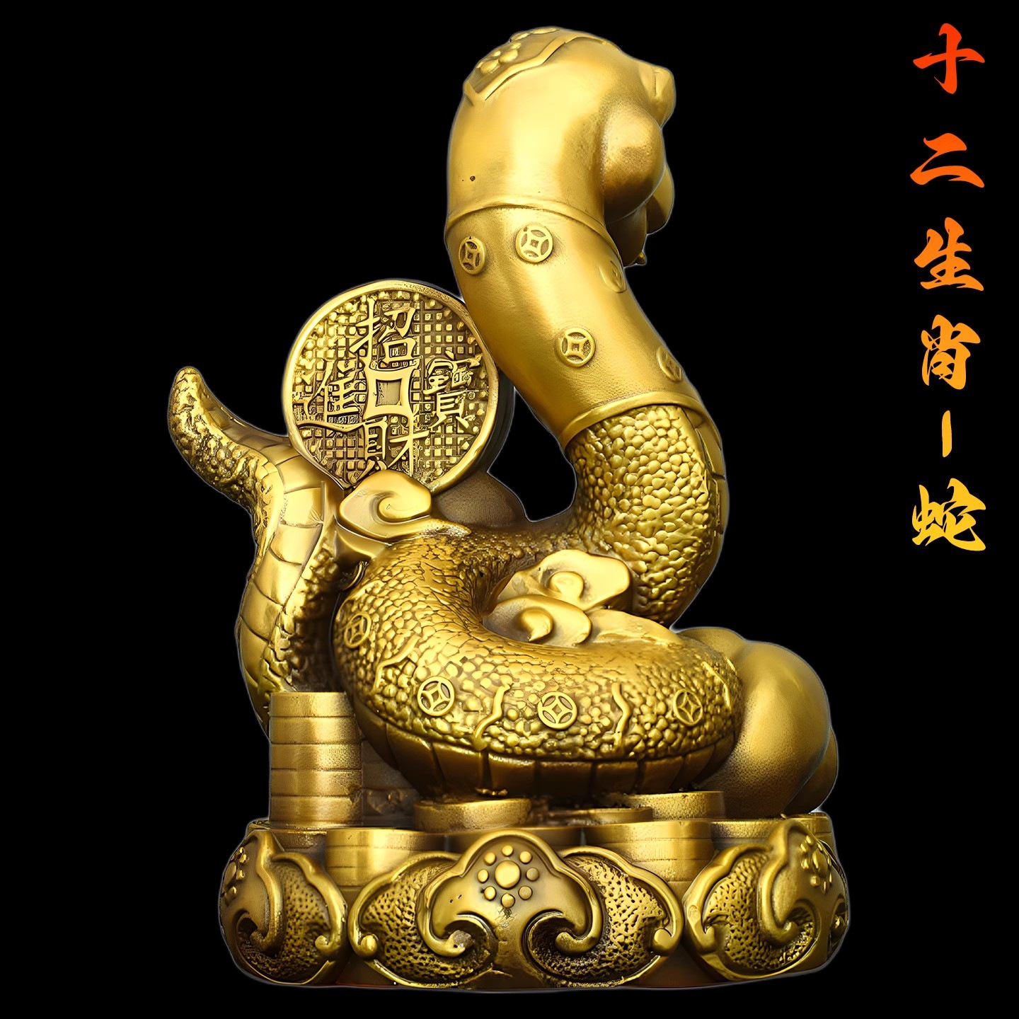 十二生肖铜摆件