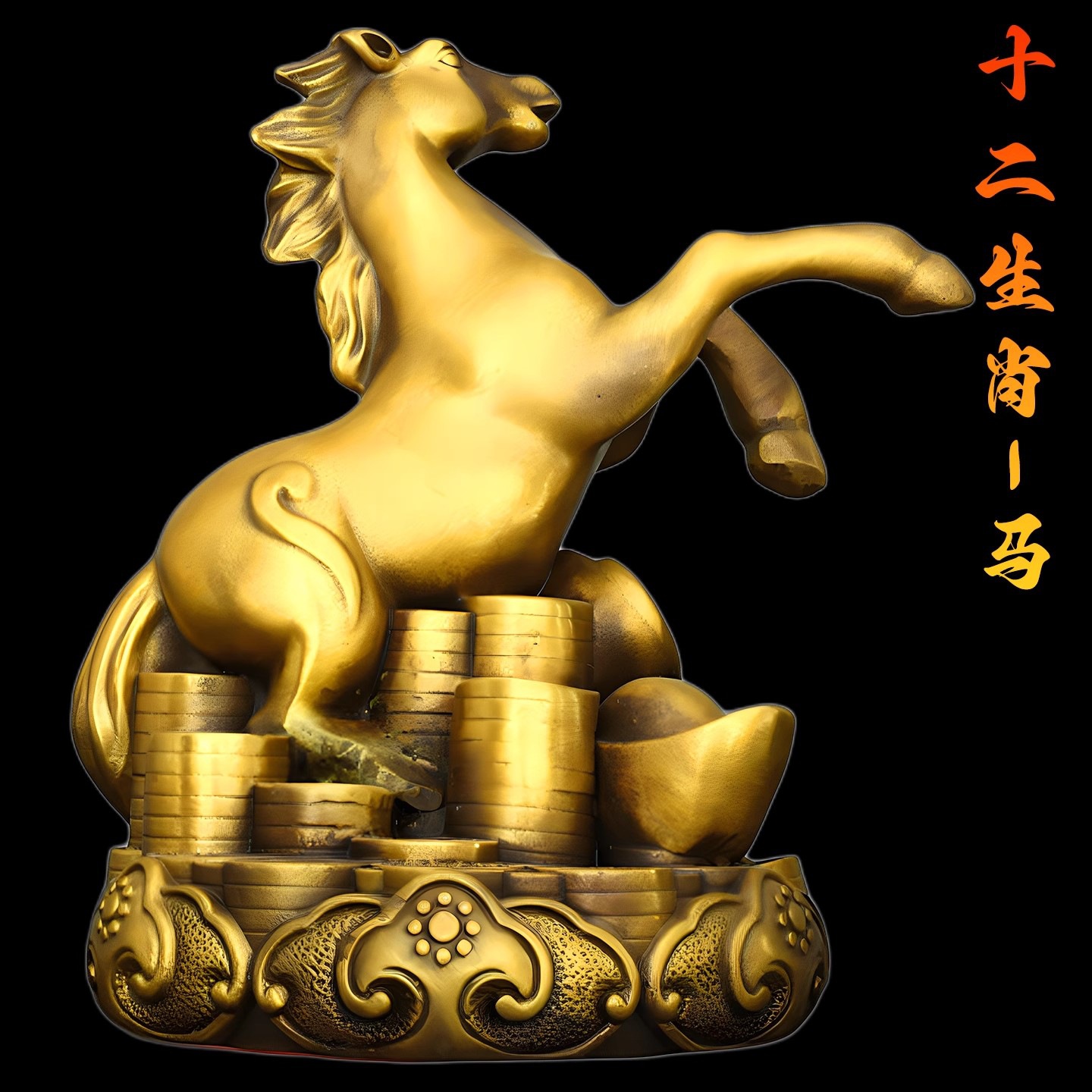 十二生肖铜摆件