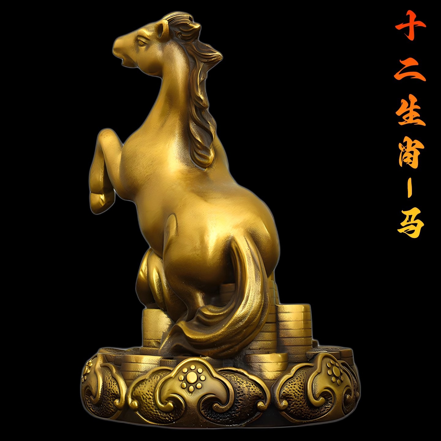 十二生肖铜摆件