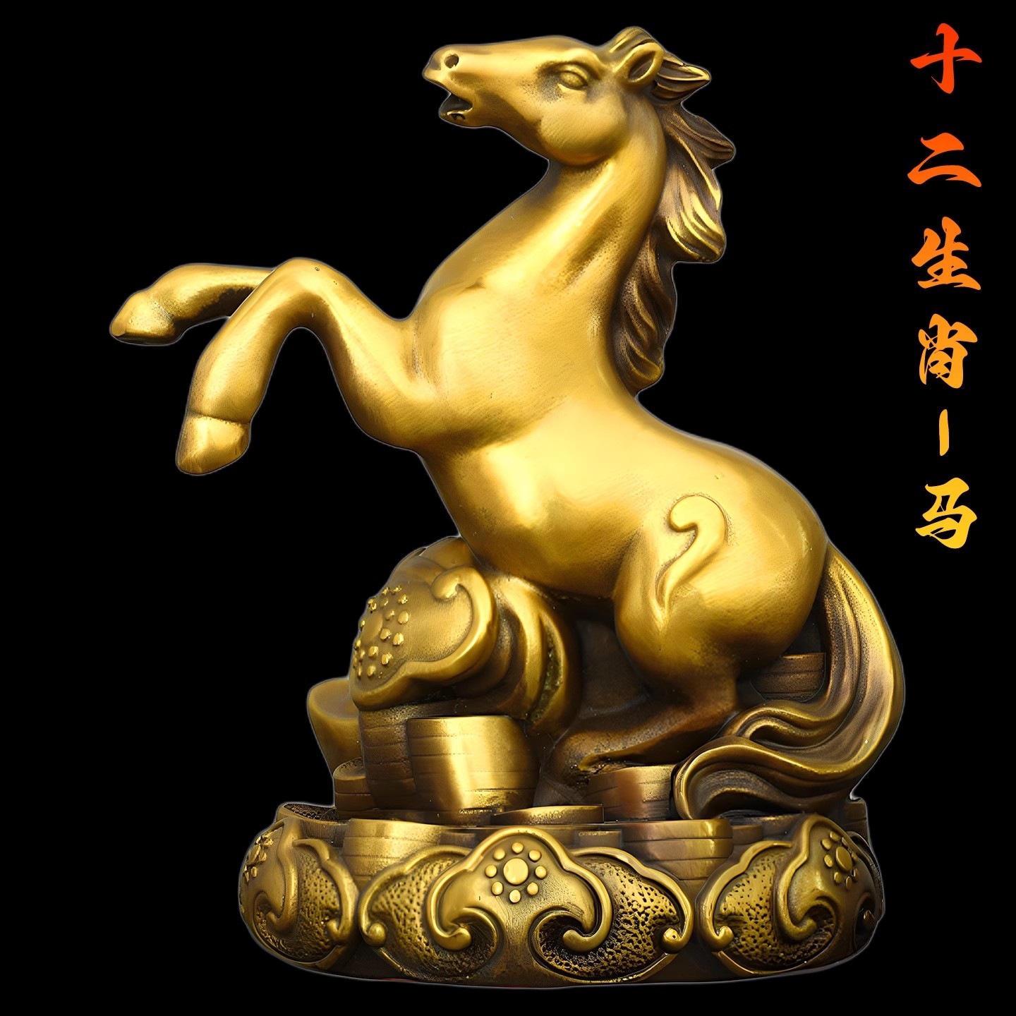 十二生肖铜摆件
