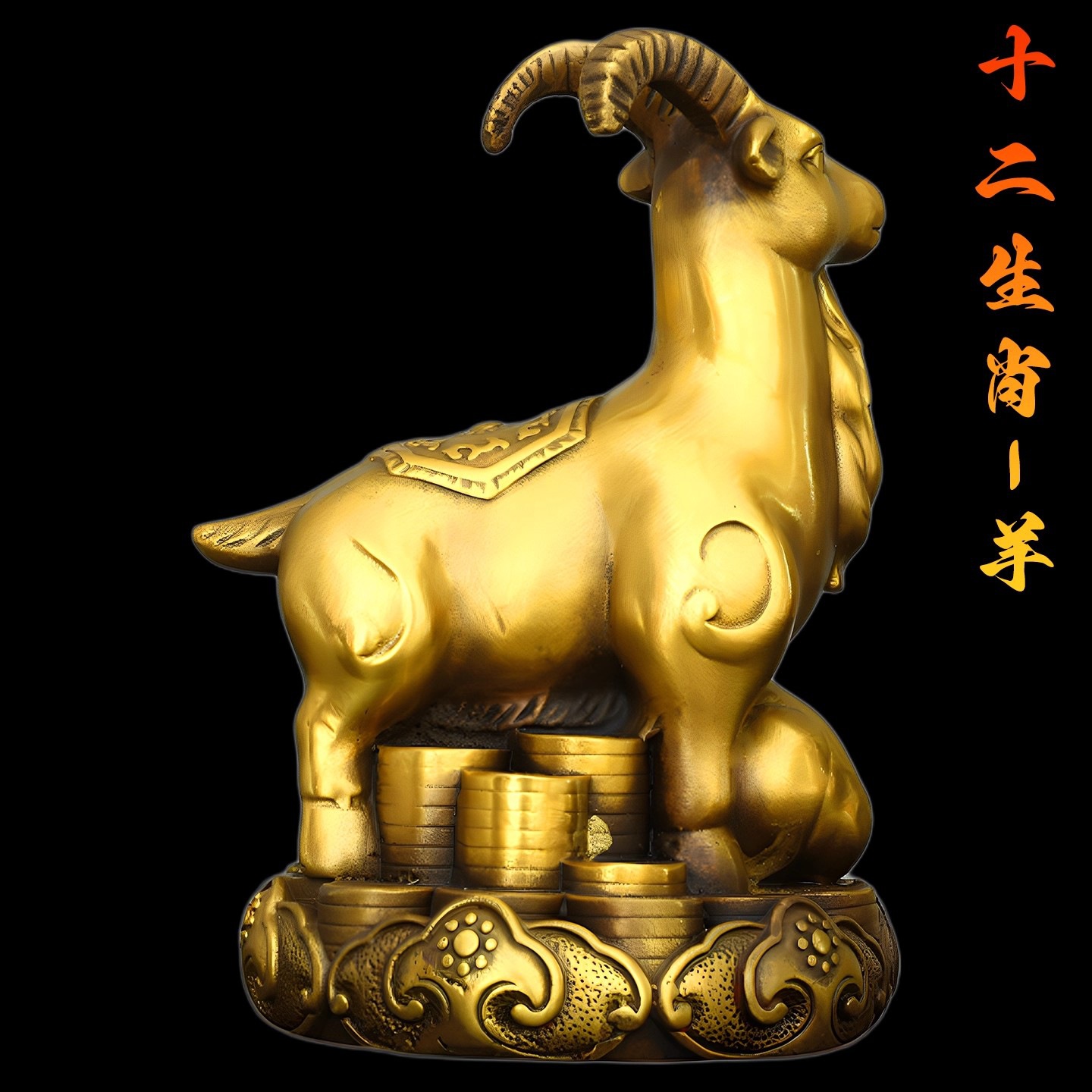 十二生肖铜摆件