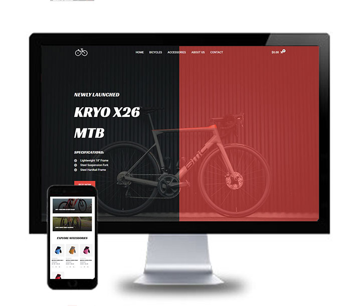 自行车骑行单车穿戴外贸独立站Cycle Shop主题